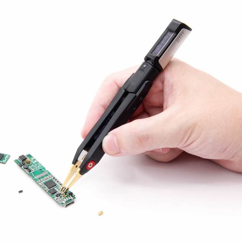 DT71 Ağıllı Mini Rəqəmsal Cımbız Multimetr, LCRDVF komponent ölçmə və siqnal generatoru ilə. 2