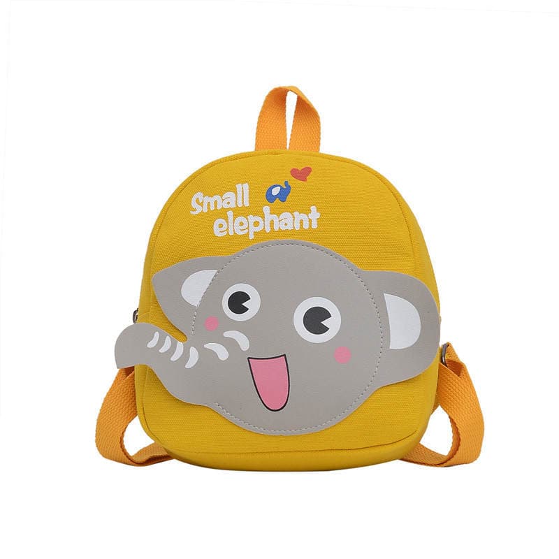 Children's Bag 1-3-5 Years Old Boy's Canvas Backpack Cartoon Cute Girl's Backpack Baby Kindergarten Schoolbag 5