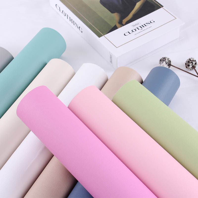 Wallpaper self-adhesive waterproof moisture-proof wallpaper self-adhesive wall stickers solid color dormitory bedroom background wall furniture renovation stickers 1