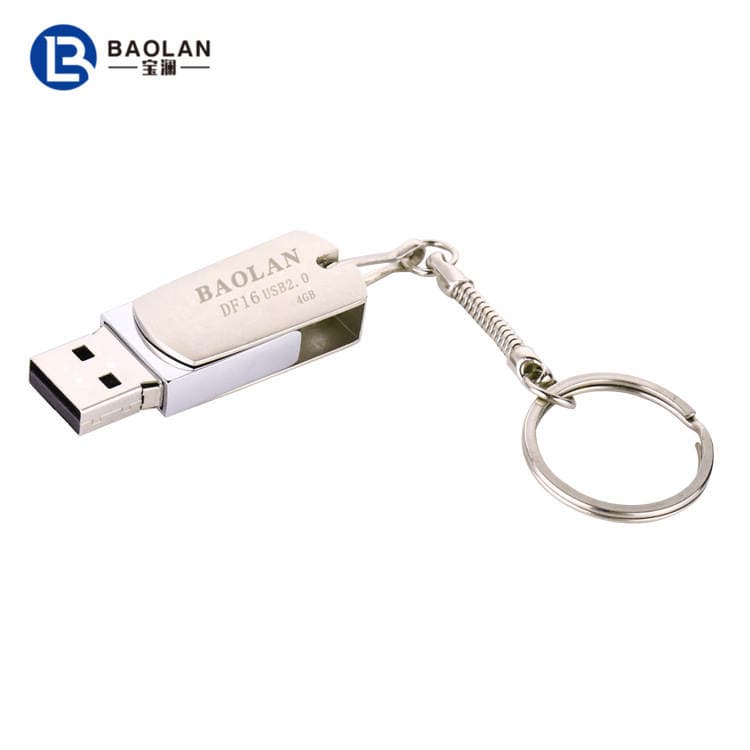 Wholesale U disk BAOLAN/BAOLAN DF16 flash drive 4G8G16G32G64G metal rotating creative U disk 3