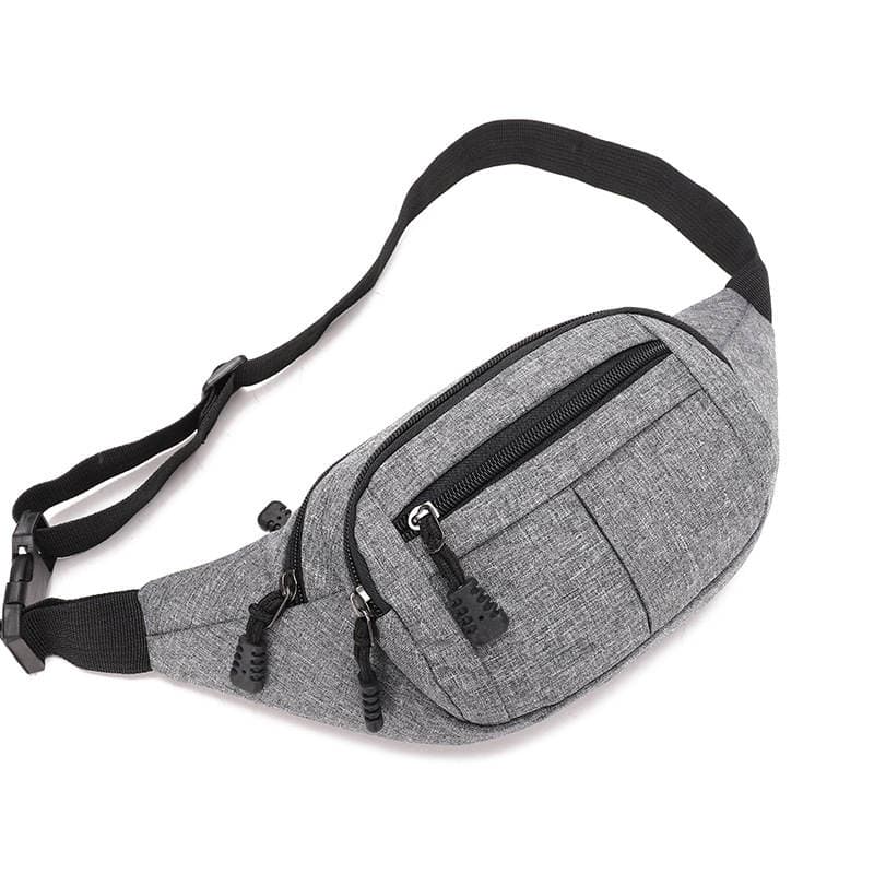Cash register waist bag men's and women's 2020 new canvas multi-functional large-capacity sports waist bag mobile phone bag money collection Business Bag 3