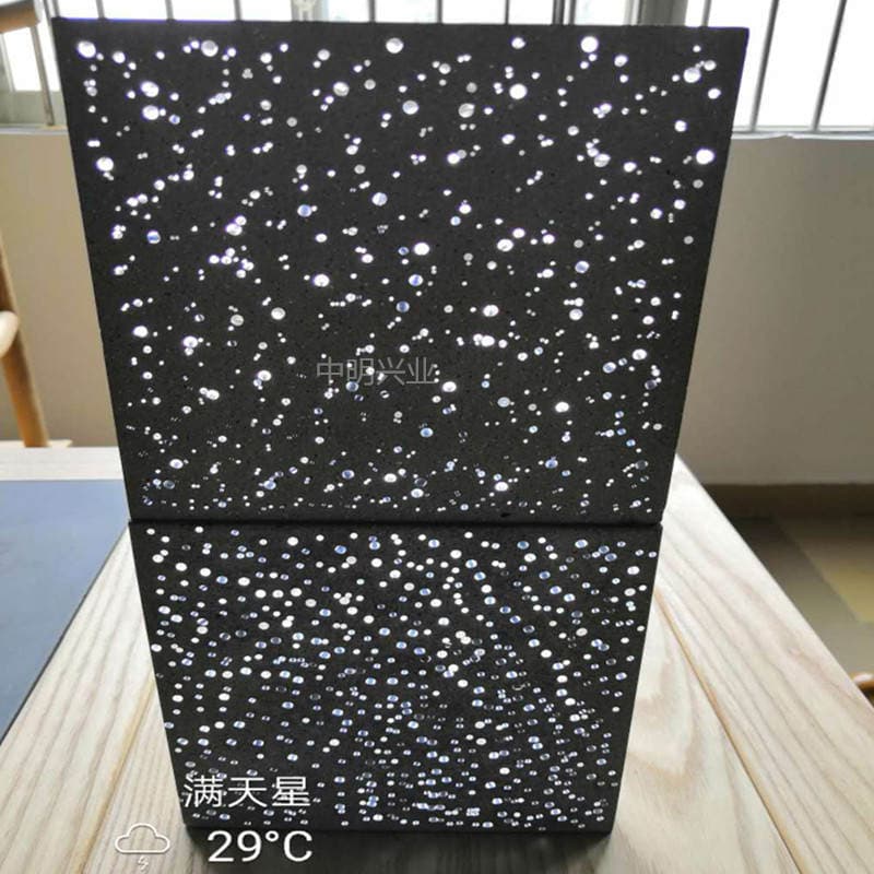 Optical fiber lamp led luminous brick transparent concrete diameter 2.5MM transparent concrete plastic optical fiber luminous concrete 3