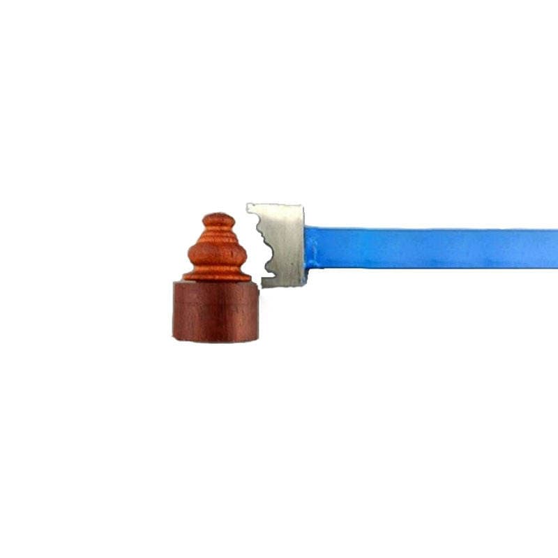 Woodworking turning tool small lathe special tool holder Buddha beads three-way pagoda knife forming knife 5