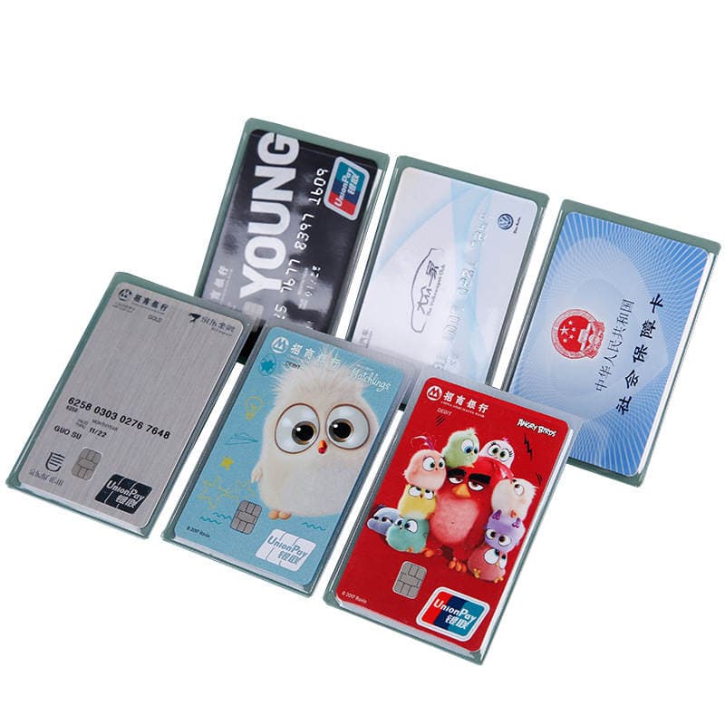 Traffic ID card set bus ID card protective cover frosted bank card anti-magnetic PVC member card set wholesale 10 5