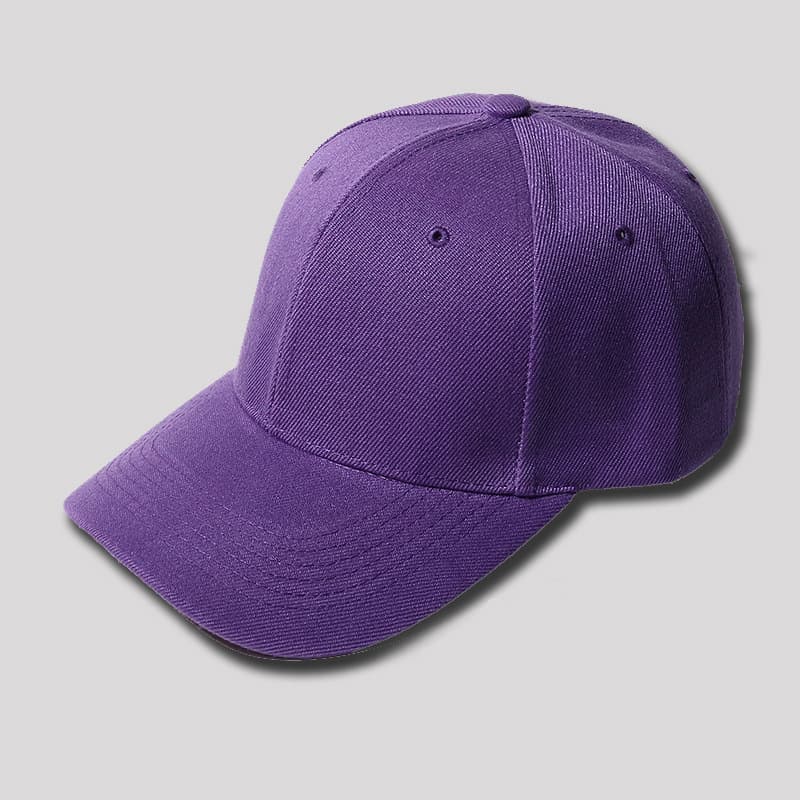 Light board baseball cap -- dark purple