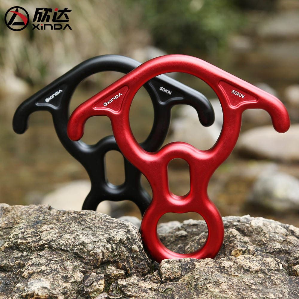 Xinda Outdoor Rock Climbing Bull Horn Eight-character Ring Descent Aerial Work 8-character Ring Descent Descent Descent 2