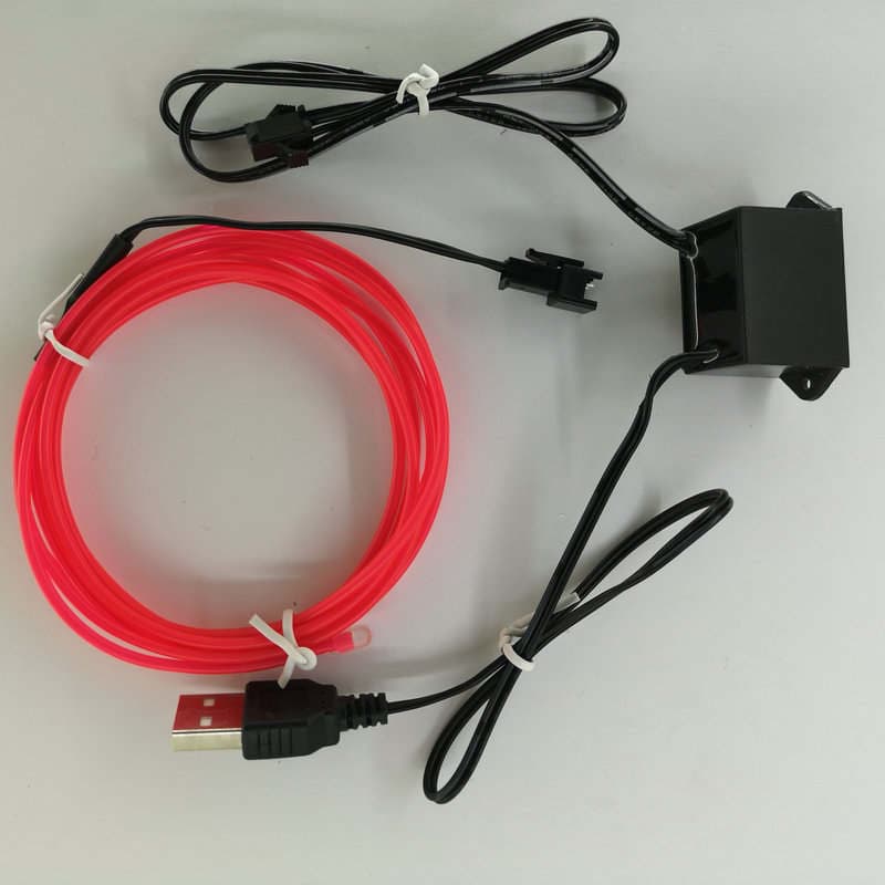 Multi-Color stage Human body props luminous lines el car decoration unilateral cold light chasing light 4