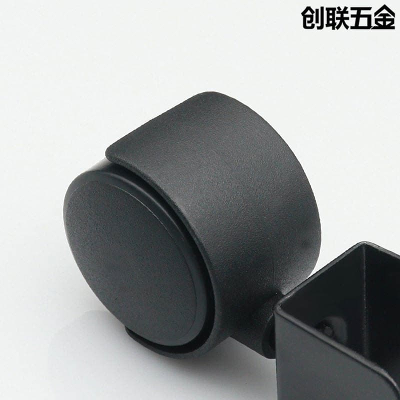 1.5 düymlük (25mm) universal plastik faner təkəri, uşaq çarpayıları və mebel üçün, aşınmaya davamlı və səssiz. 4