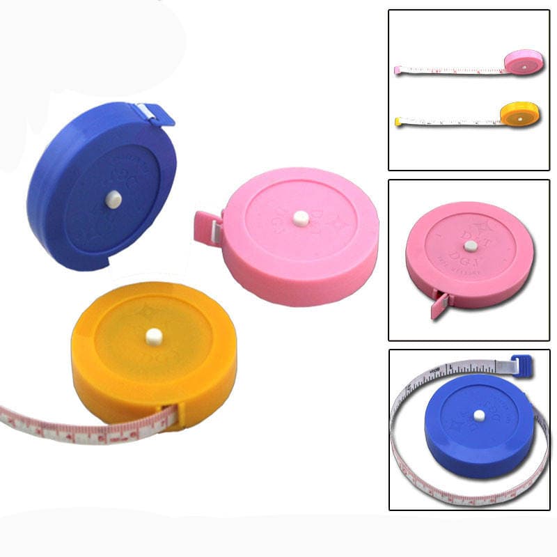 Factory supply high quality Jingmu DGJ soft leather tape measure 150cm measuring coat measure plastic tape measure 1.5 m leather tape sewing 2