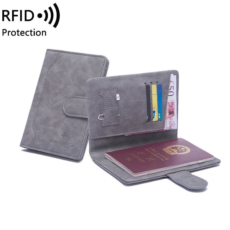 Photo Printing Leather Goods * RFID Anti-theft Brush Passbook Holder Men's and Women's Fashionable Simple Multi-function Ultra-thin ID Bag Card Bag 3