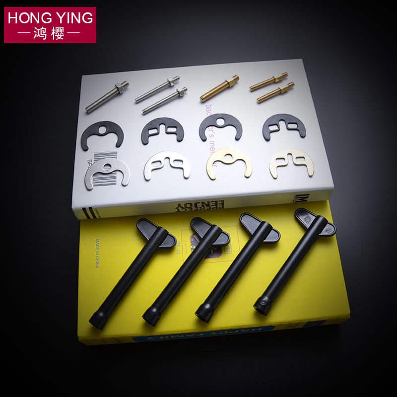 Hot and cold faucet installation fastening parts vegetable basin basin horseshoe foot extended single and double screw repair accessories 3