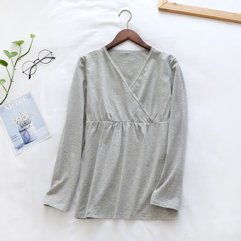 Light Grey-Cross-Top