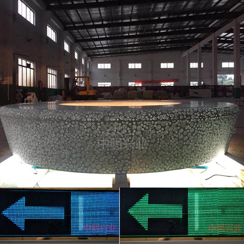 Optical fiber lamp led luminous brick transparent concrete diameter 2.5MM transparent concrete plastic optical fiber luminous concrete 2