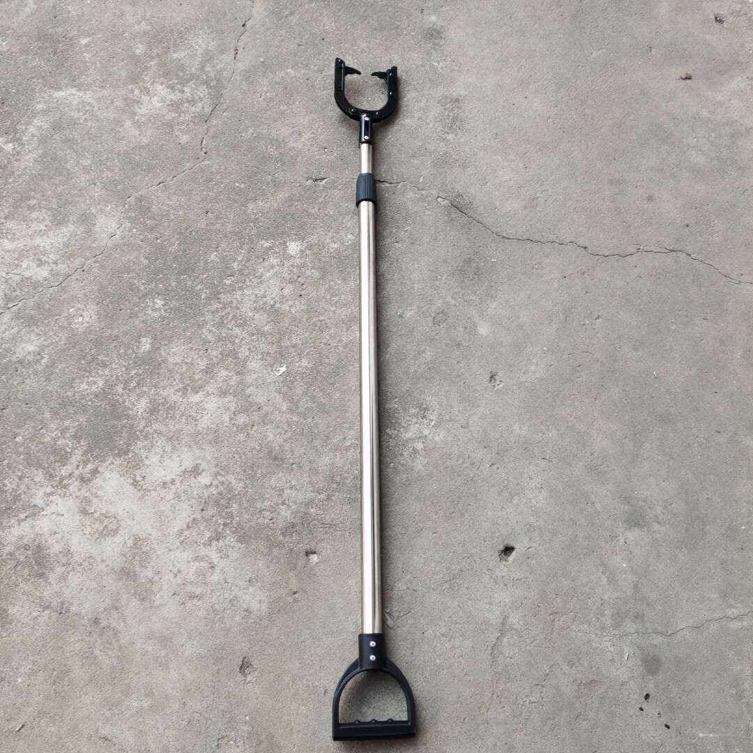 Retractable explosion-proof campus security equipment riot-proof steel fork foot fork catcher safety kindergarten neck fork supplies defense 1