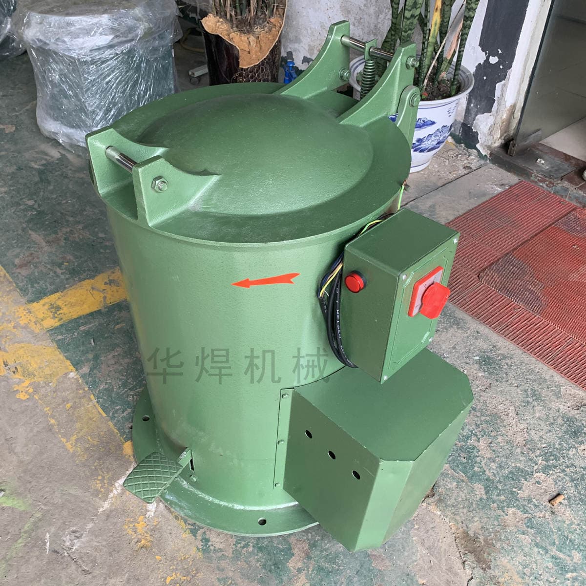New hot sale 35 type hardware hot air dryer hardware accessories deoiling machine equipment spin-drying heating integrated 2