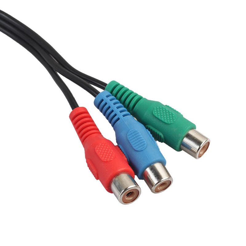 3.5 Revolution 3RCA female video adapter AV line player Video line Lotus line 4
