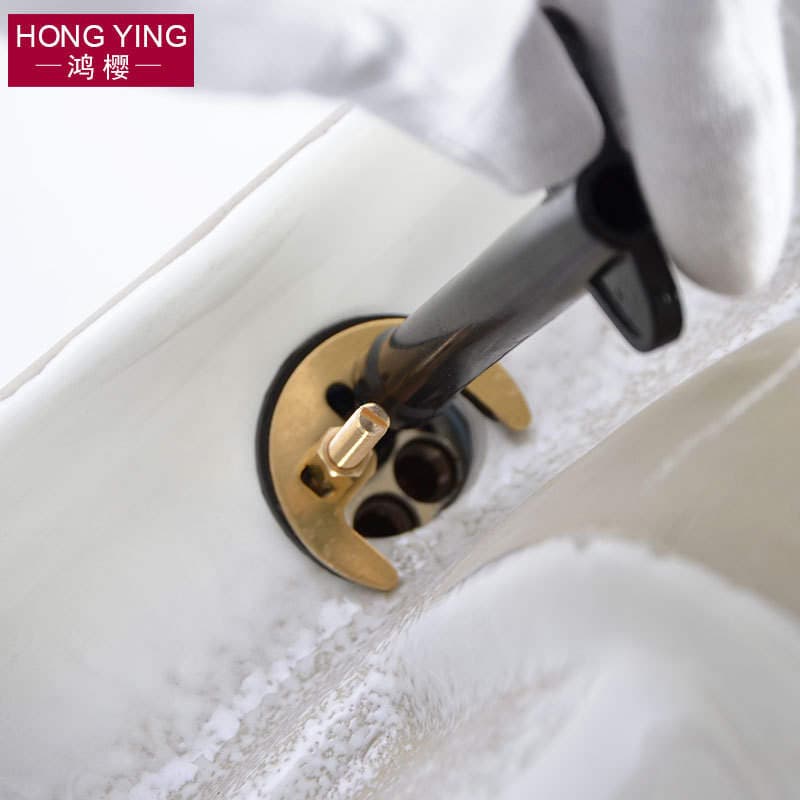 Hot and cold faucet installation fastening parts vegetable basin basin horseshoe foot extended single and double screw repair accessories 4