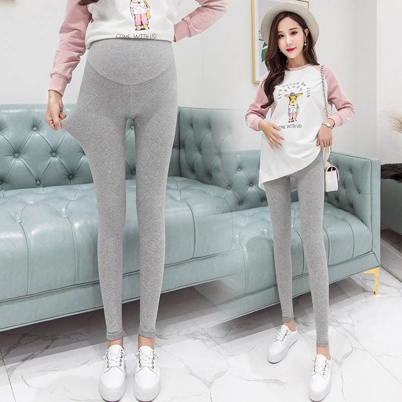 Yeni Modal Hamilə Legginsləri (Yaz/Payız), Tənzimlənən Yüksək Bel, Elastik 3