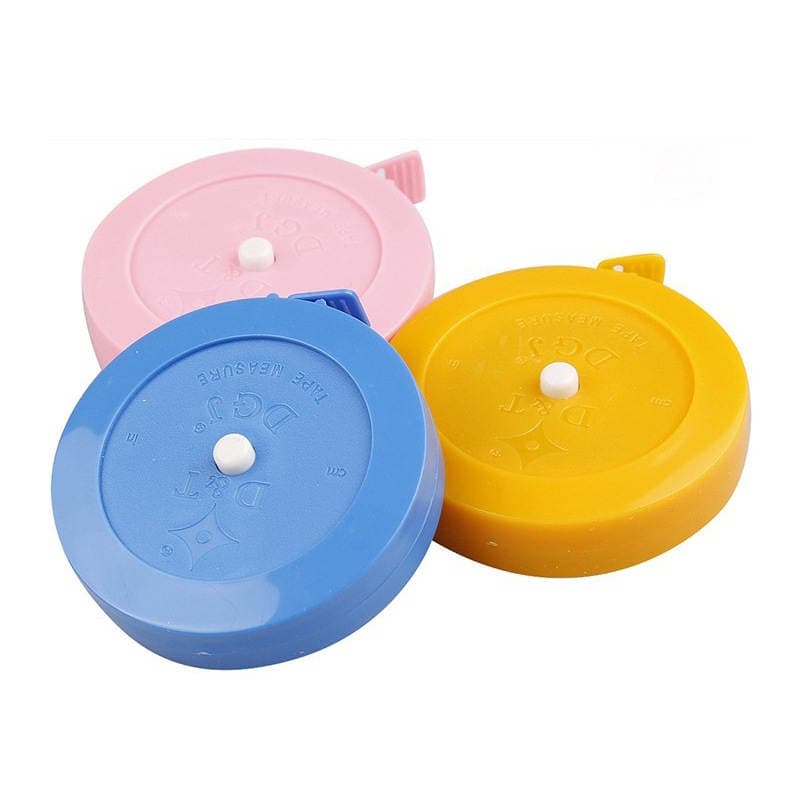 Factory supply high quality Jingmu DGJ soft leather tape measure 150cm measuring coat measure plastic tape measure 1.5 m leather tape sewing 5