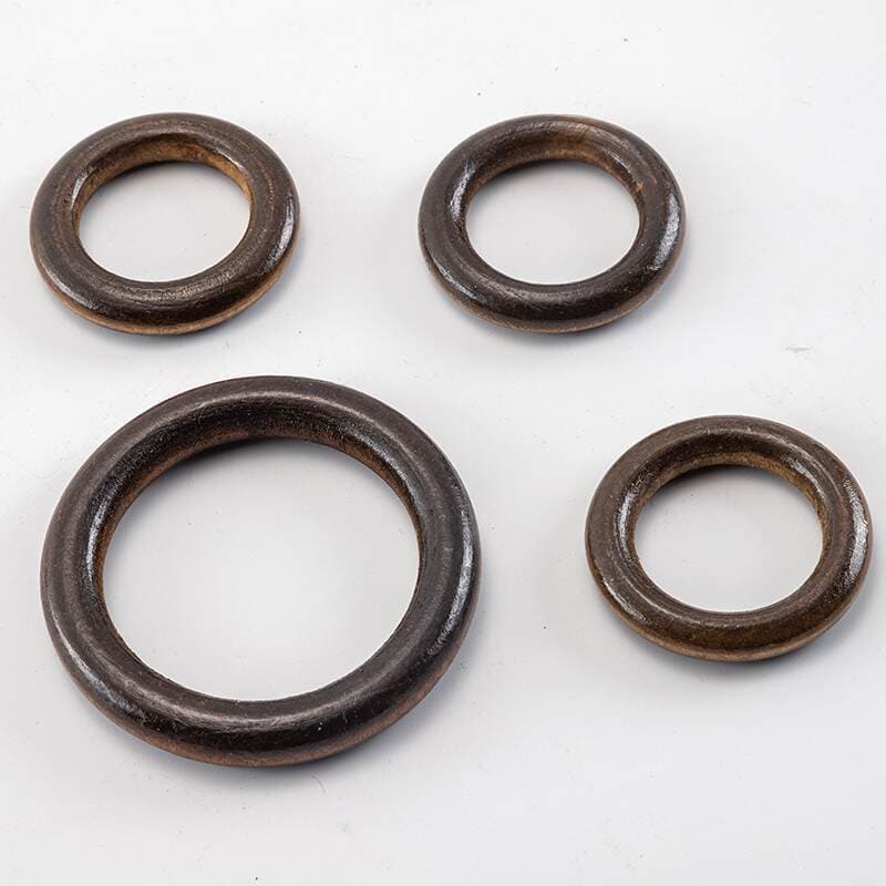 diy jewelry handmade material 15mm to 70mm big ring wooden ring wool pendant jewelry accessories earrings pendant 4