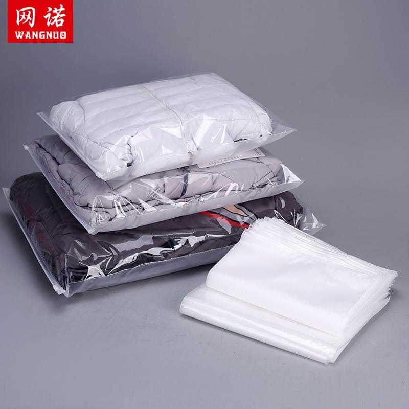 Netno brand clothing bag 26*18*16 one side is highly transparent, one side is frosted environmental protection bag 3