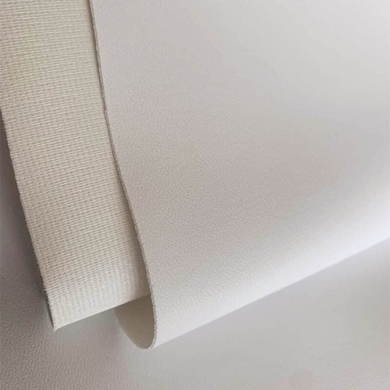 0.6mm ağ keçi dərisi naxışlı süni PVC dəri, ağ trikotaj əsaslı, rəqəmsal çap üçün. 3