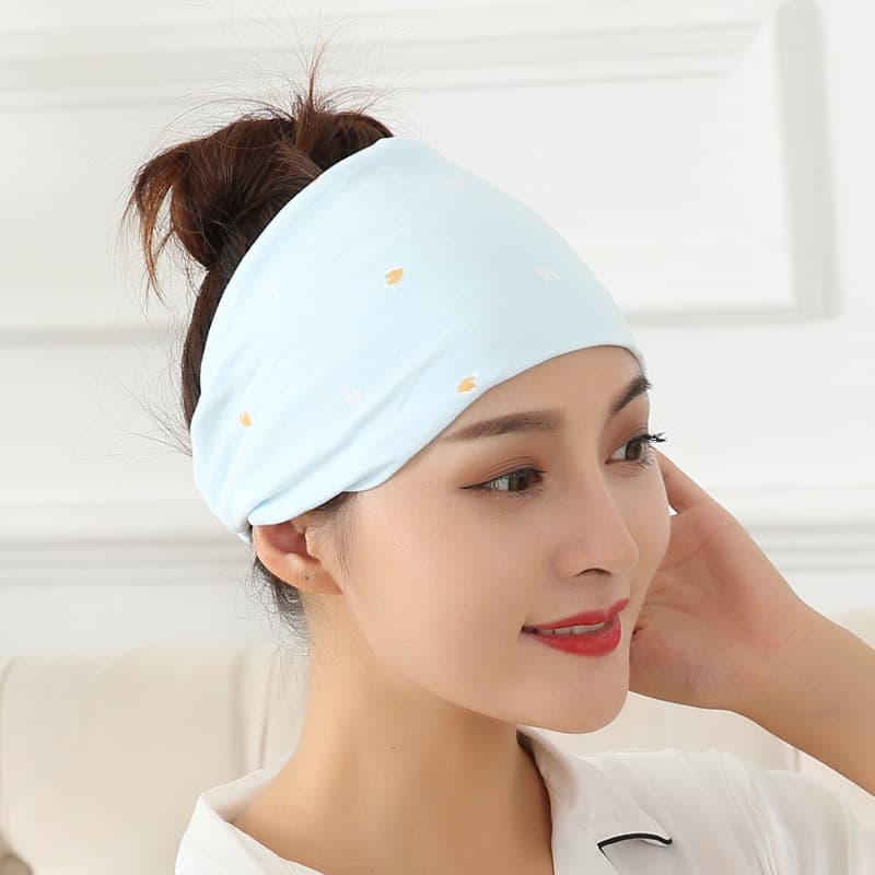 Small hat light blue headscarf (four seasons)