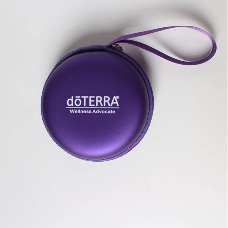 doTERRA üçün 12 ədəd 1ml/2ml şüşə üçün PU dəri efir yağı çantası 2