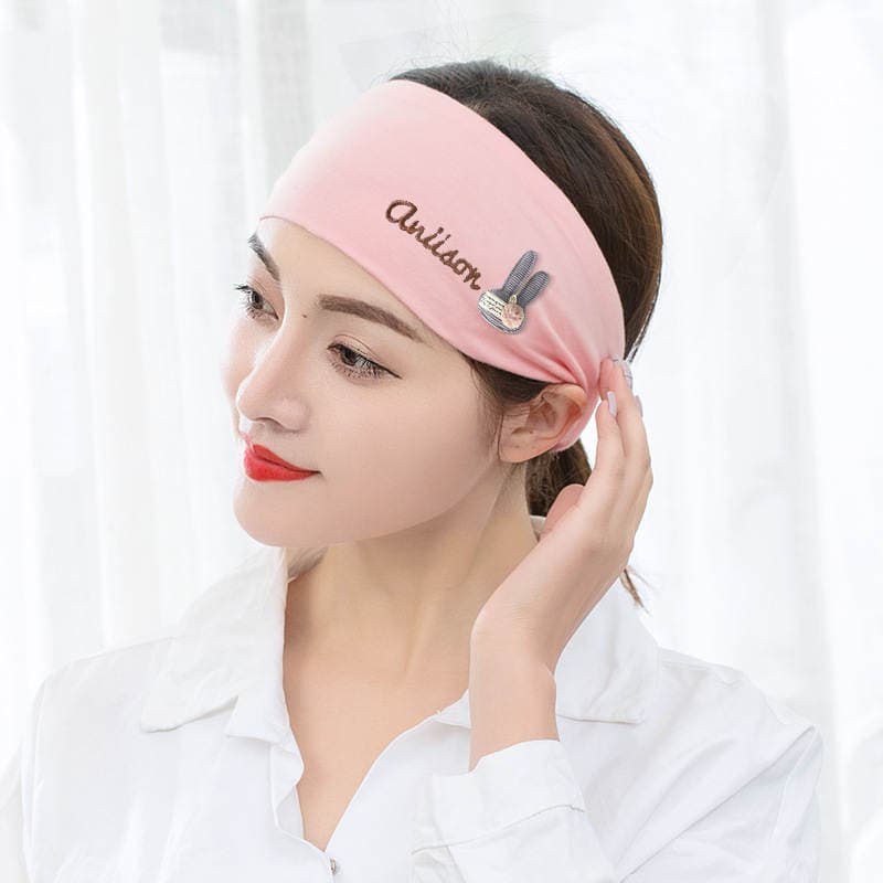 Moon Hat English Name Darling Rabbit Doll Heap Hat Five-pointed Star Maternity Hat Wash Face Makeup Hair Band Moon Scarf 3
