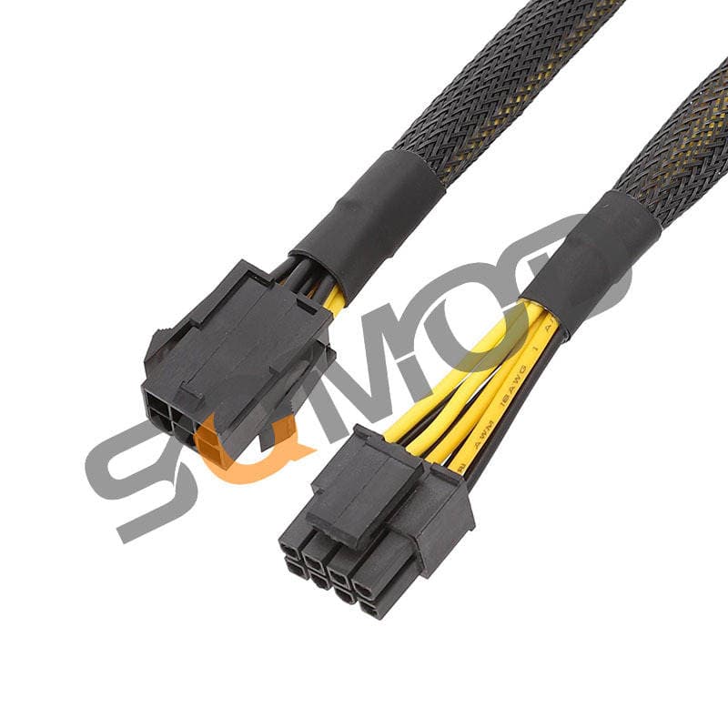 6-pin GPU-dan 8-pin CPU-ya Enerji Adapter Kabeli (Örtüklü) 4