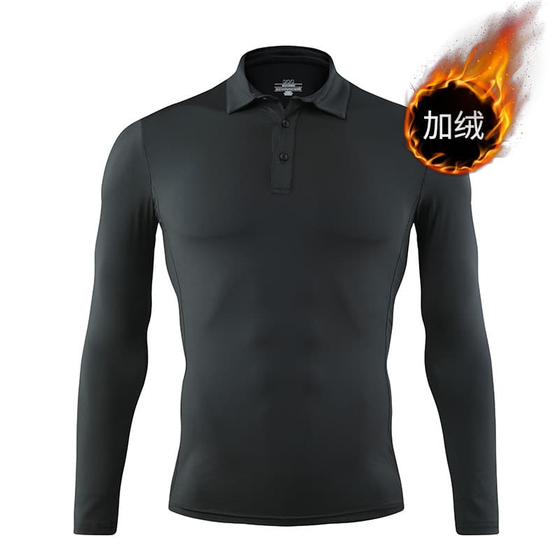 P35-5 black velvet long sleeves