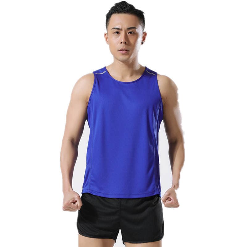 Men's and women's group buying track and field clothing summer high school students competition running Sprint fitness training clothing quick-drying vest sportswear 4