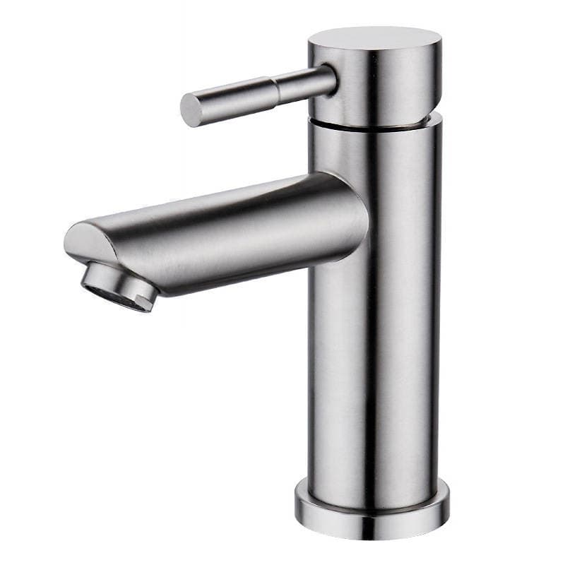 304 paslanmayan poladdan hazırlanmış isti və soyuq su lavabo kranı (hamam üçün) 5