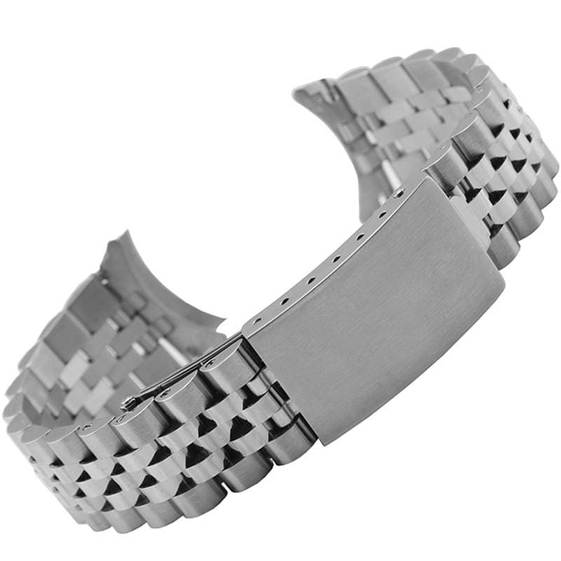 Log series special 18mm five-bead stainless steel watch accessories 20mm stainless steel strap arc watch chain 22mm 3