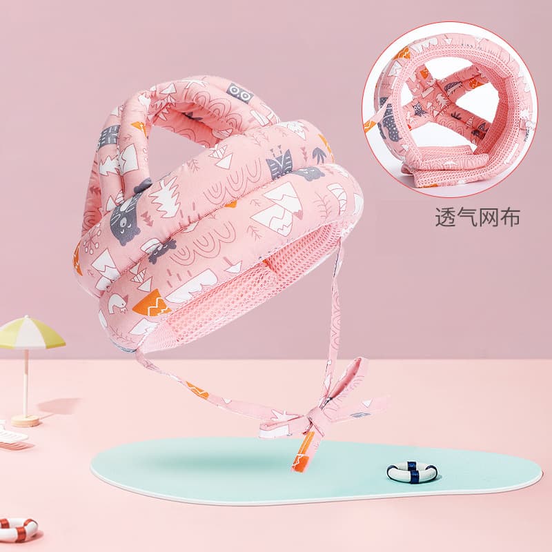 Pink forest anti-fall hat (breathable mesh style)