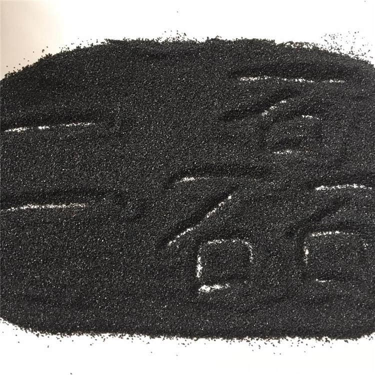 Emery Manufacturer Wholesale Sandblasting Rust Removal Copper Ore Sand Floor Aggregate Emery Bright Black Sand Black Quartz Sand 2