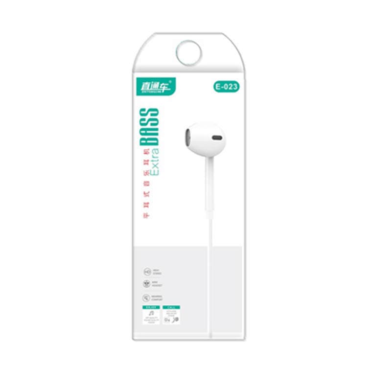 Android və Apple üçün ağır baslı, yarı qulaqdaxili stereo qulaqlıq, musiqi və idman üçün 5
