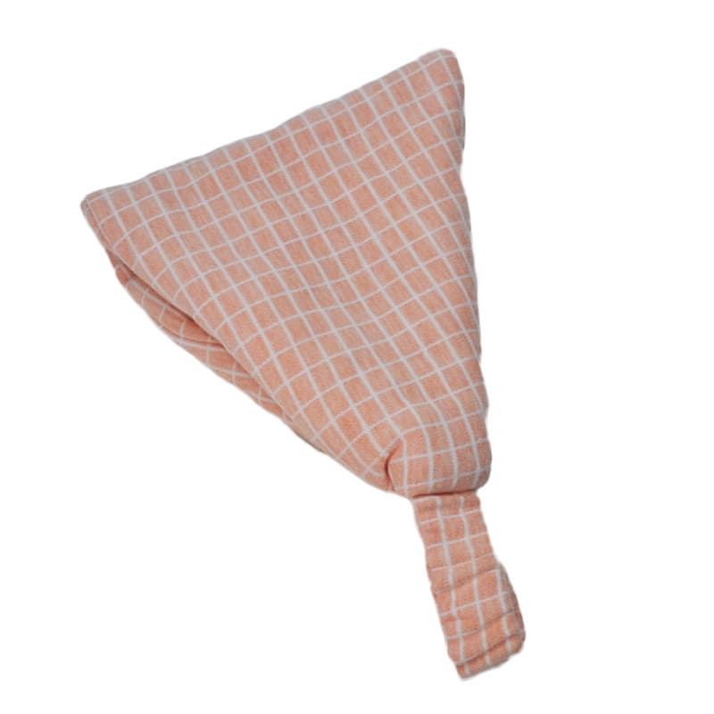 Peckered orange turban (extra thick cotton)