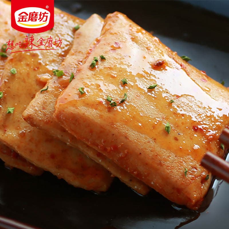 Jinmofang balıq tofus, 20 q * 20 paket, acı, Hunan ləzzəti 4