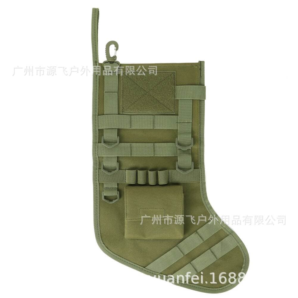 Christmas socks tactical MOLLE military bag accessories storage bag Christmas socks hanging ornament outdoor accessory bag kit 3