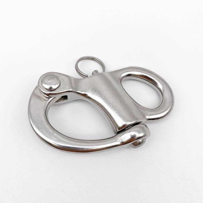 316 stainless steel fixed spring shackle directional shackle hand pull shackle quick release shackle rigging diving accessories 3