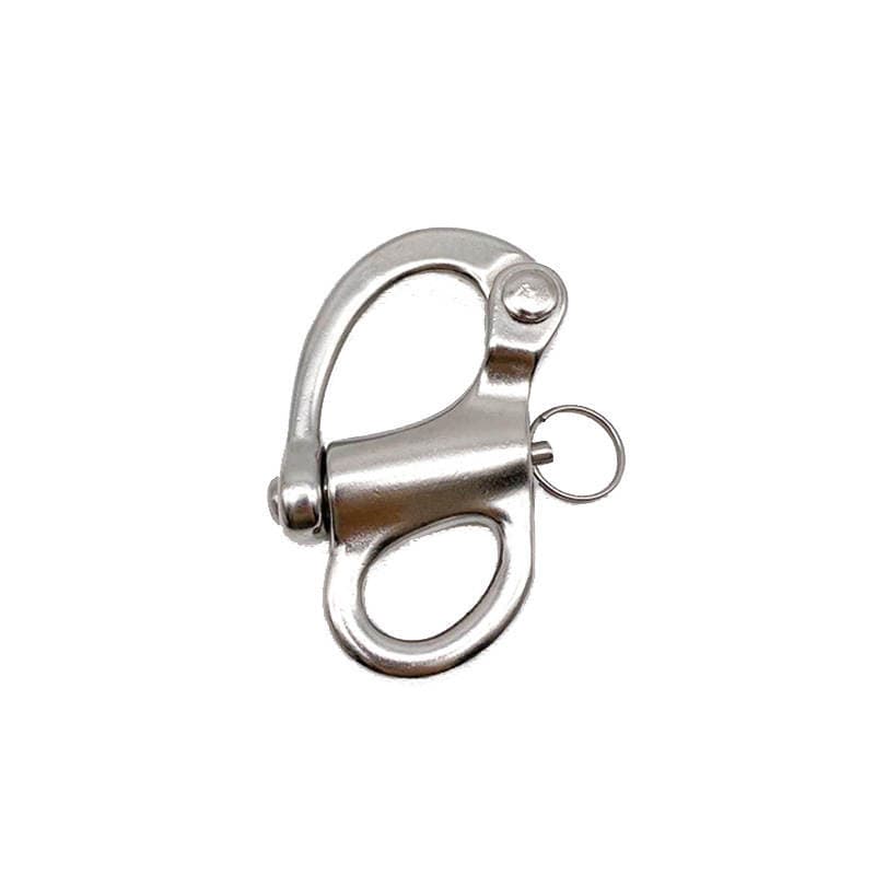 316 stainless steel fixed spring shackle directional shackle hand pull shackle quick release shackle rigging diving accessories 5