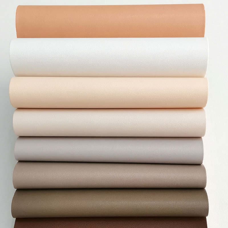 1.2mm Nappa dənəli süni dəri parça (çantalar və baqaj üçün) 4