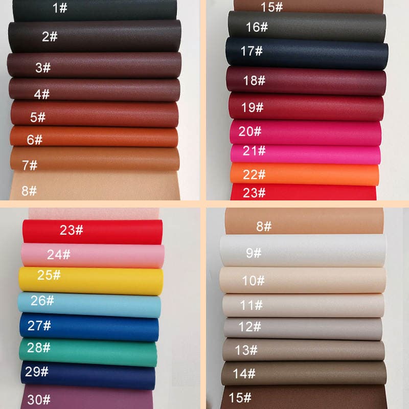 1.2mm Nappa dənəli süni dəri parça (çantalar və baqaj üçün) 5