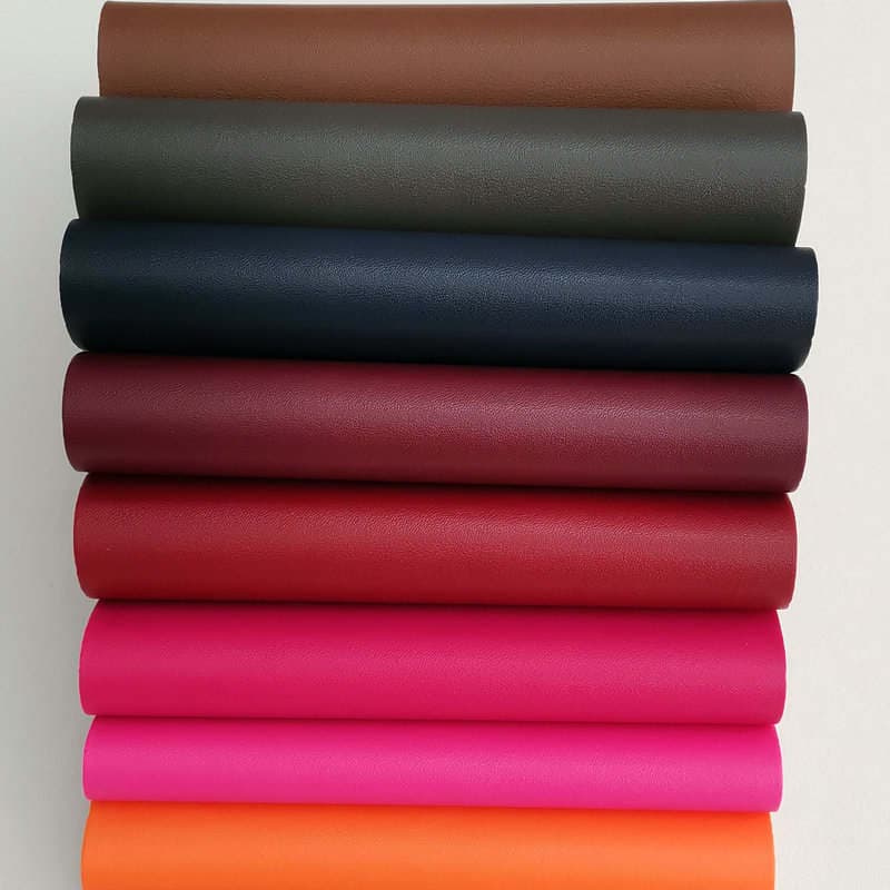 1.2mm Nappa dənəli süni dəri parça (çantalar və baqaj üçün) 2