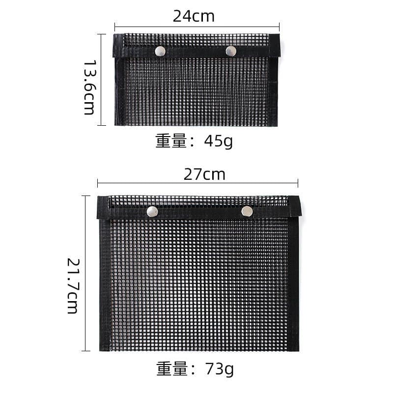 Qc Fiberglass Non-Stick Barbecue Mesh Bag Home Kitchen Supplies High Temperature Resistant Ptfe Teflon Barbecue Bag 2