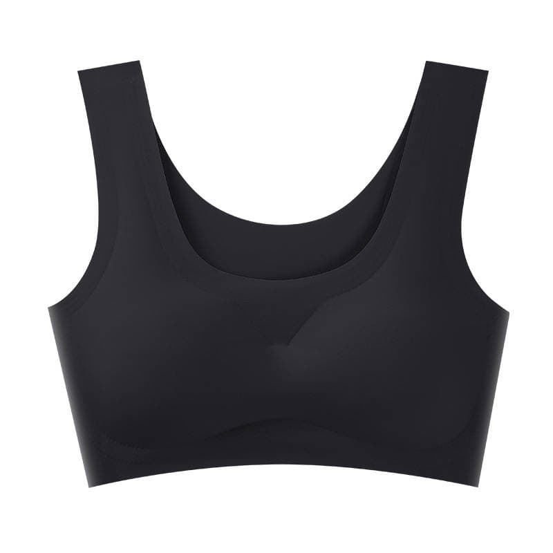 Explosive Japanese Shangpin Anxin Generation Seamless Underwear One-piece Women's Ice Silk Beauty Back Sports Yoga Vest Bra 5