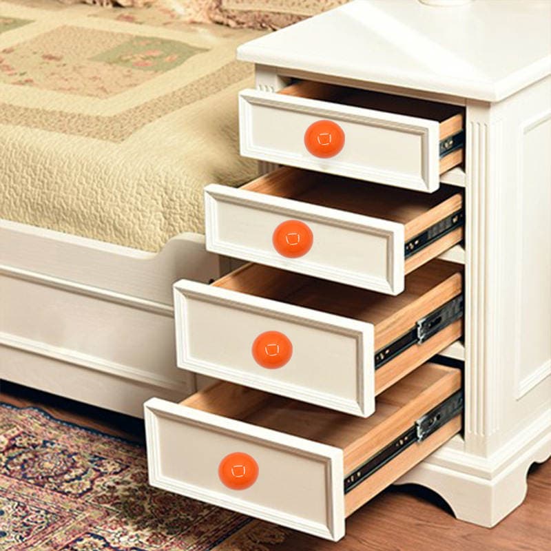 Color Ceramic Cabinet Door Handle Simple Cabinet Wardrobe Drawer Ball Round Single Hole Handle Bottle Cap Handle Handle 4
