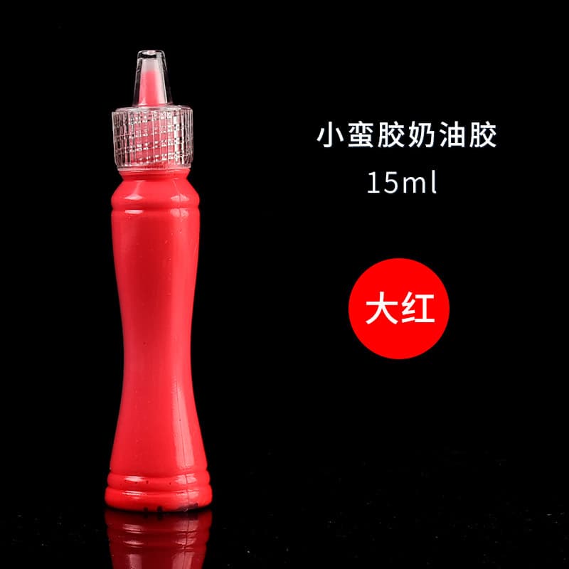 Small waisted cream gum red 15ml