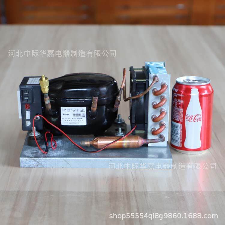 BD15HC DC compressor condensing unit micro refrigeration unit air-cooled refrigerator unit R134a12V24V 2